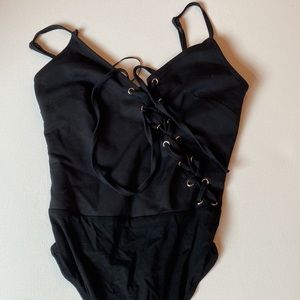 black bodysuit